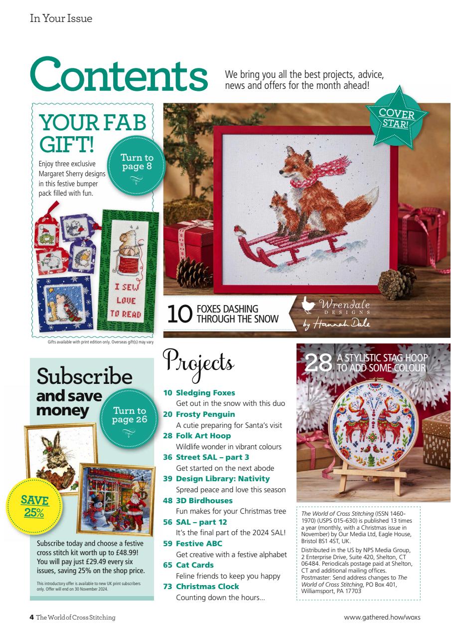 The World of Cross Stitching Preview Pages