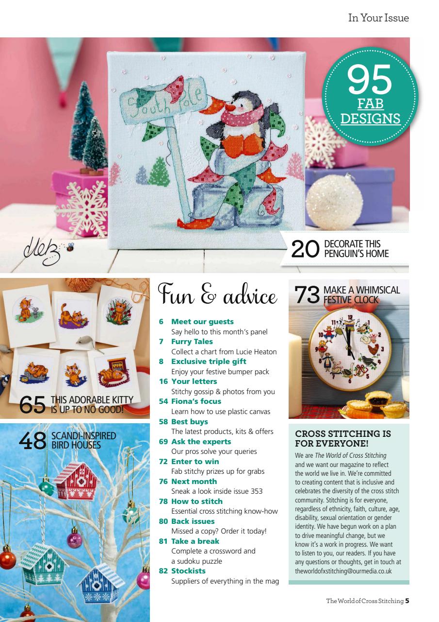 The World of Cross Stitching Preview Pages