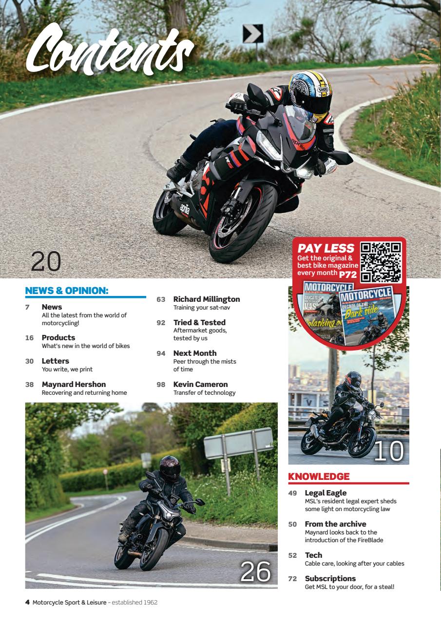 Motorcycle Sport & Leisure Preview Pages