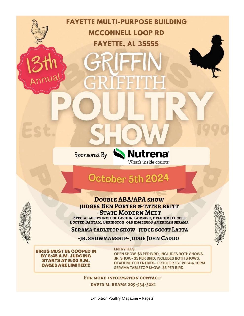 Exhibition Poultry Magazine Preview Pages