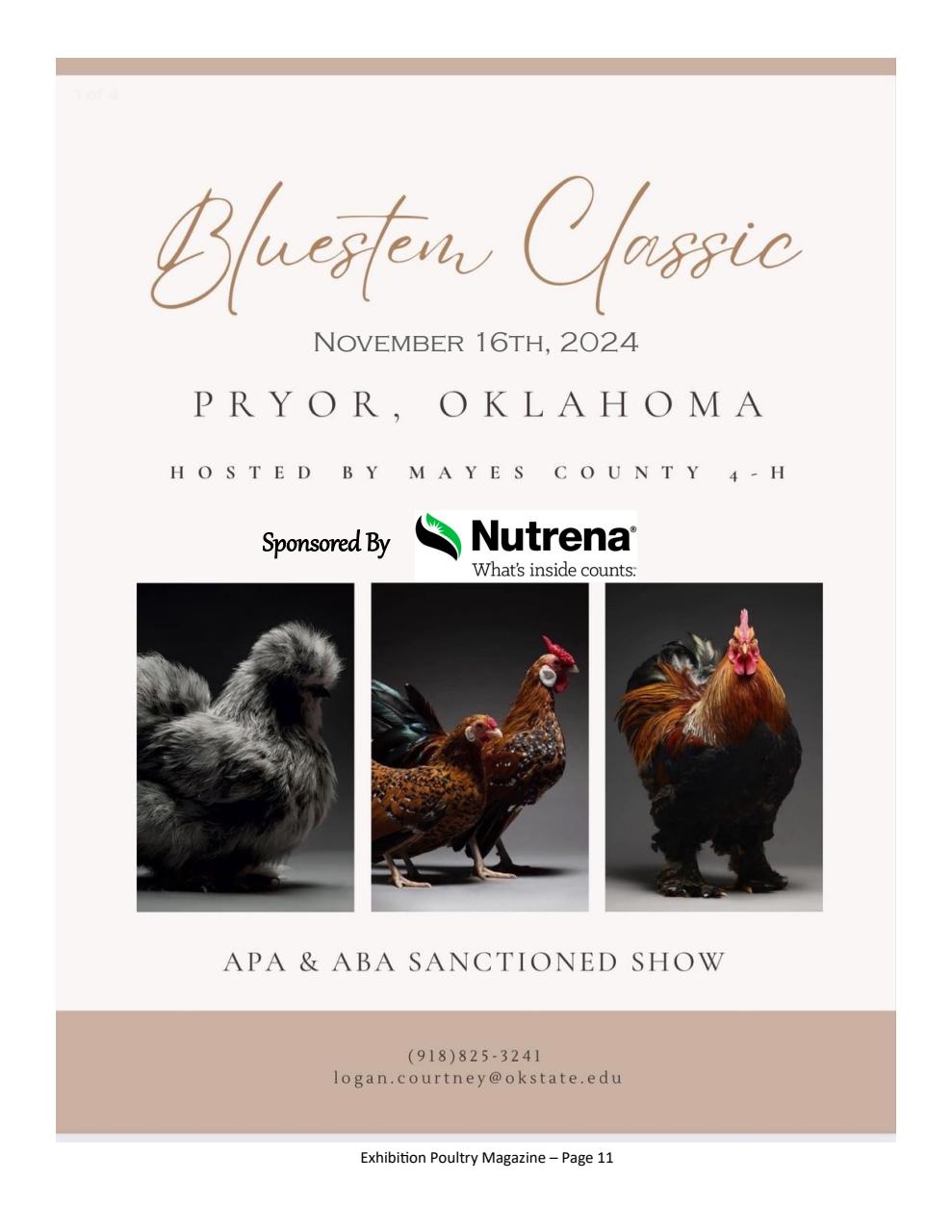 Exhibition Poultry Magazine Preview Pages