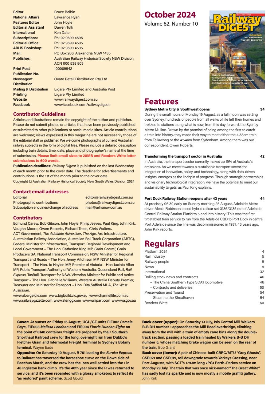 Railway Digest Preview Pages