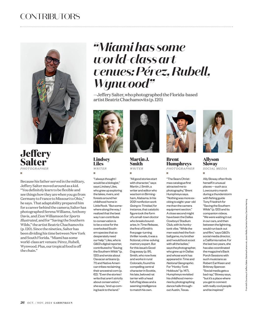 Garden and Gun Magazine Preview Pages