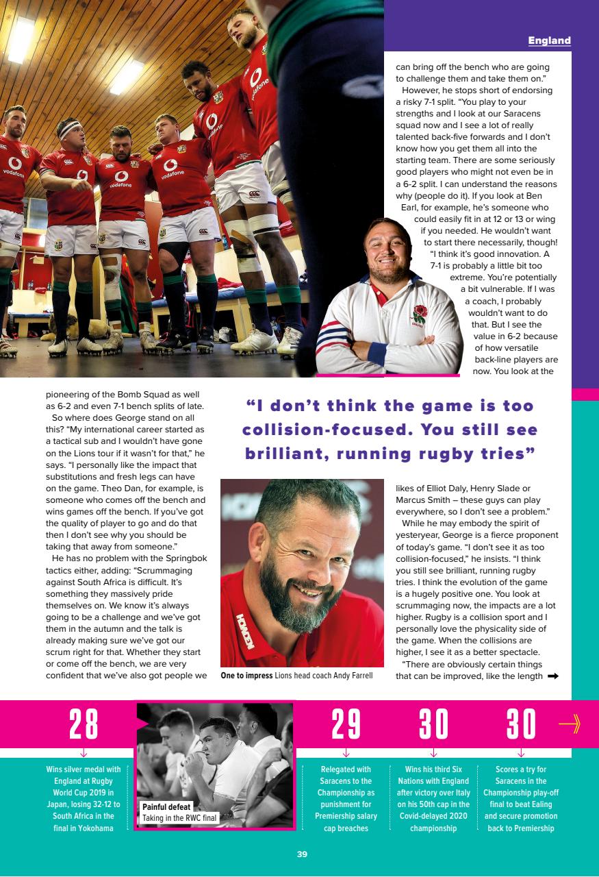Rugby World Preview Pages