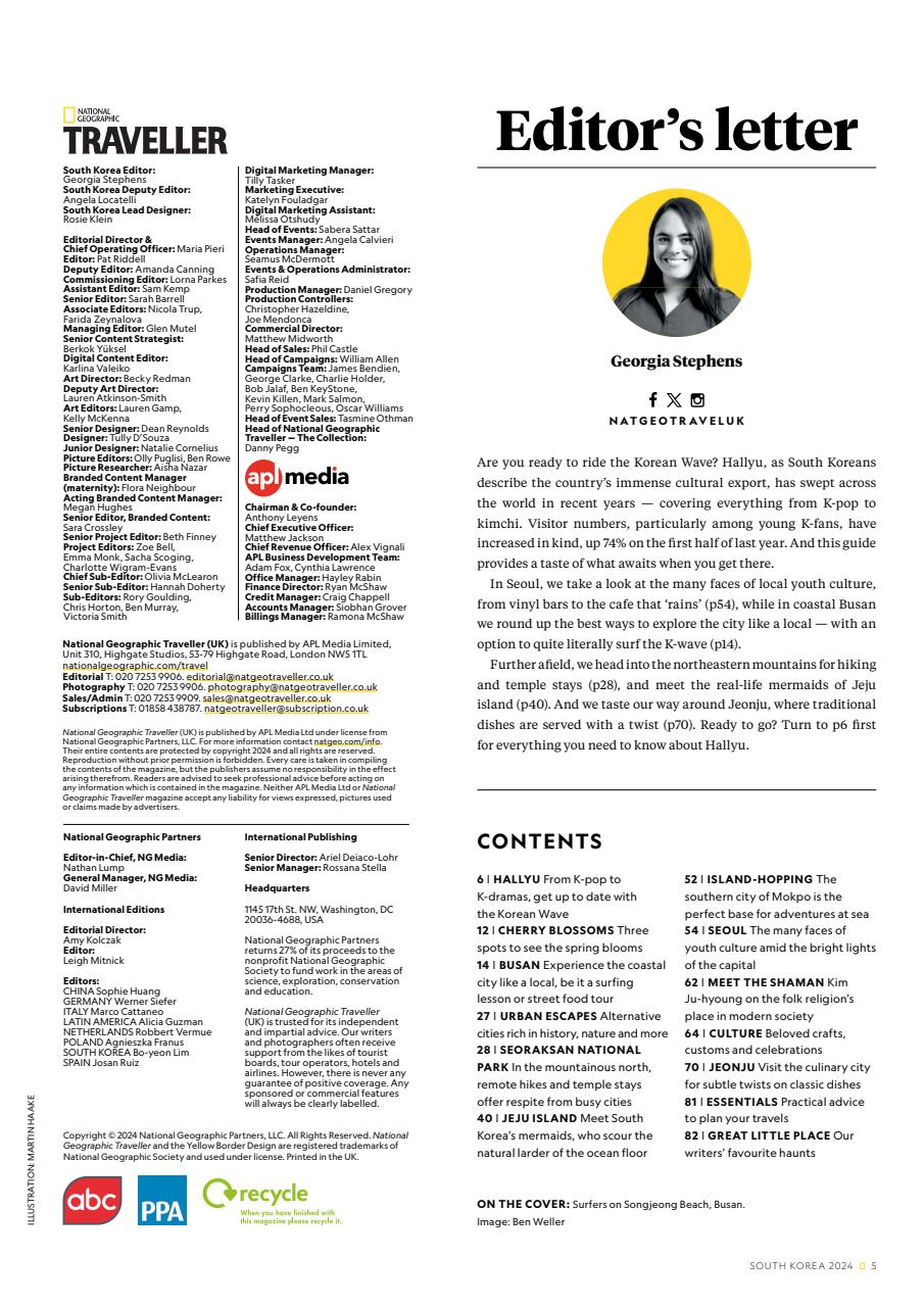 National Geographic Traveller UK Preview Pages