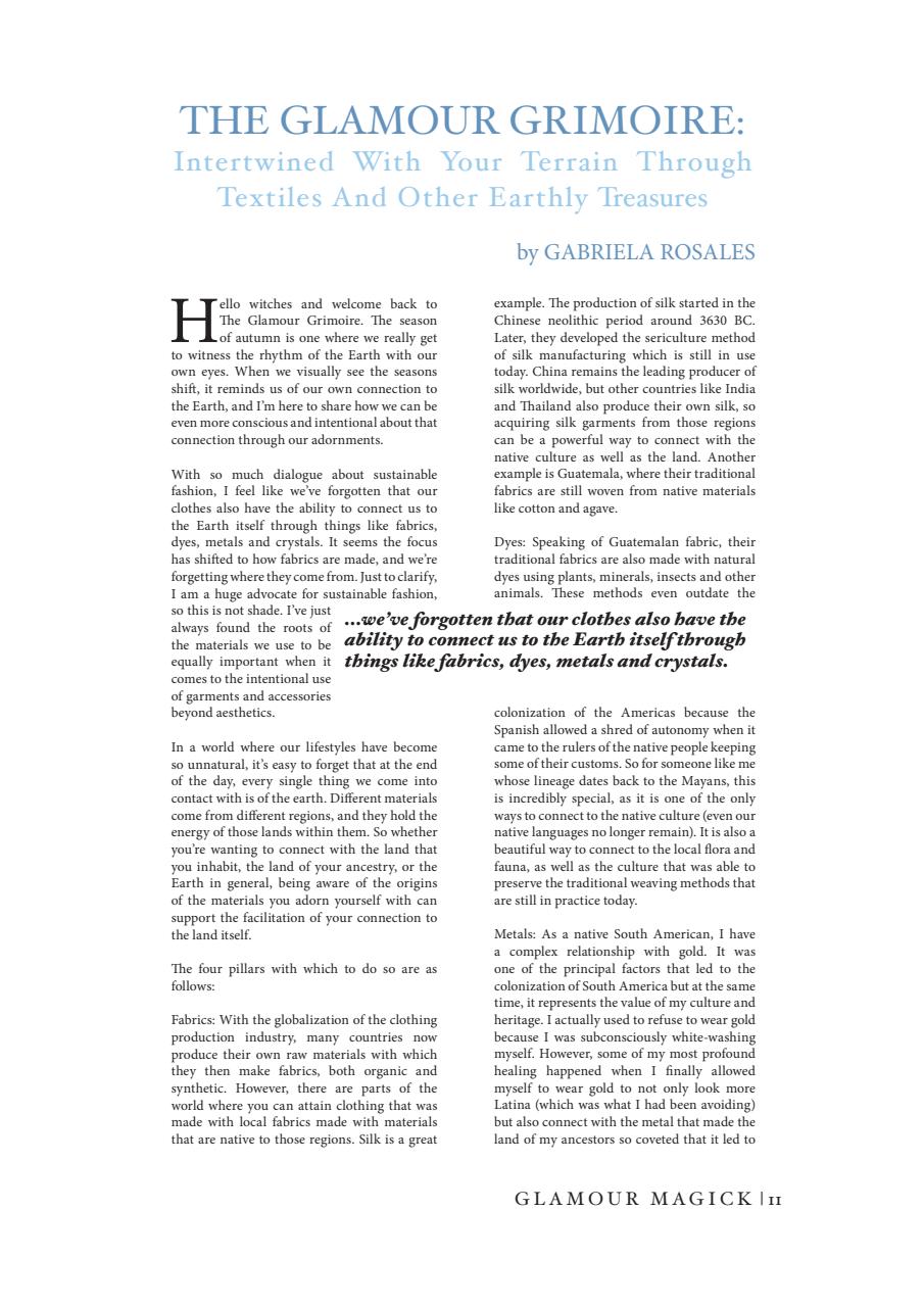 Witchology Magazine Preview Pages