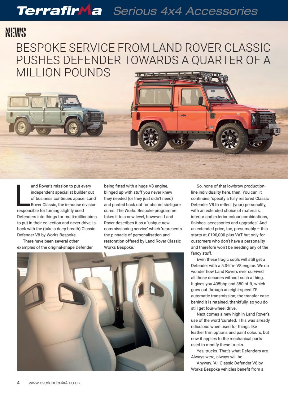 Overlander 4X4 Preview Pages