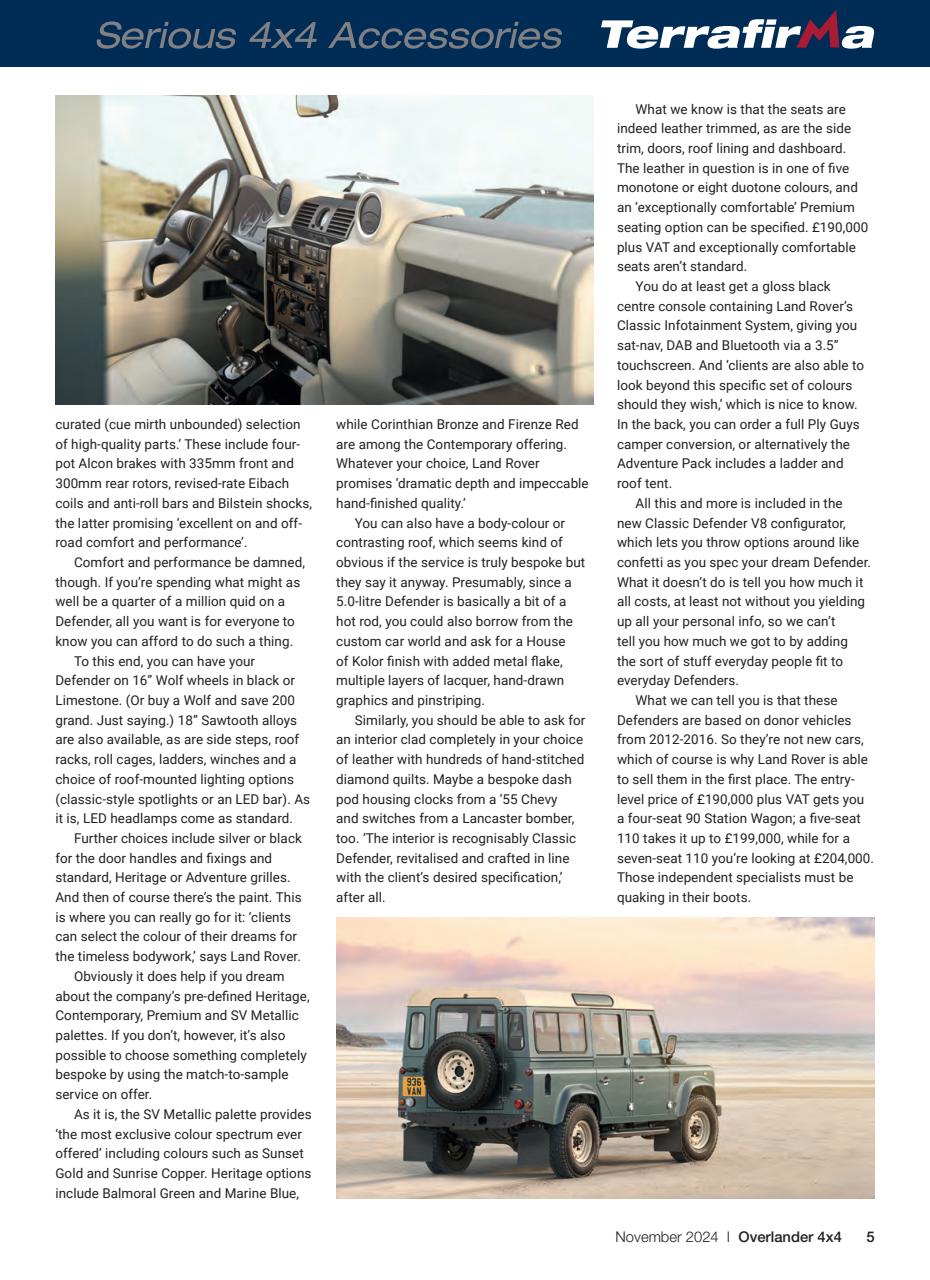 Overlander 4X4 Preview Pages