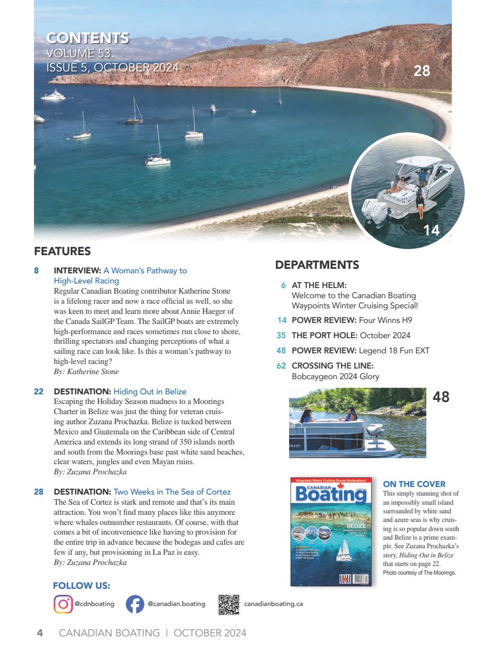 Canadian Yachting Preview Pages