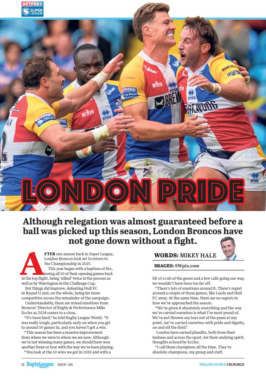 Rugby League World Preview Pages