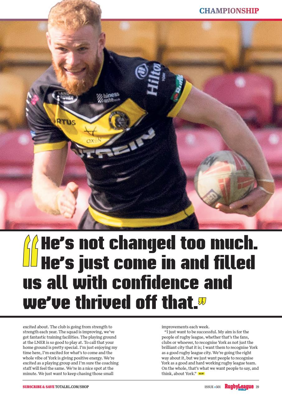 Rugby League World Preview Pages