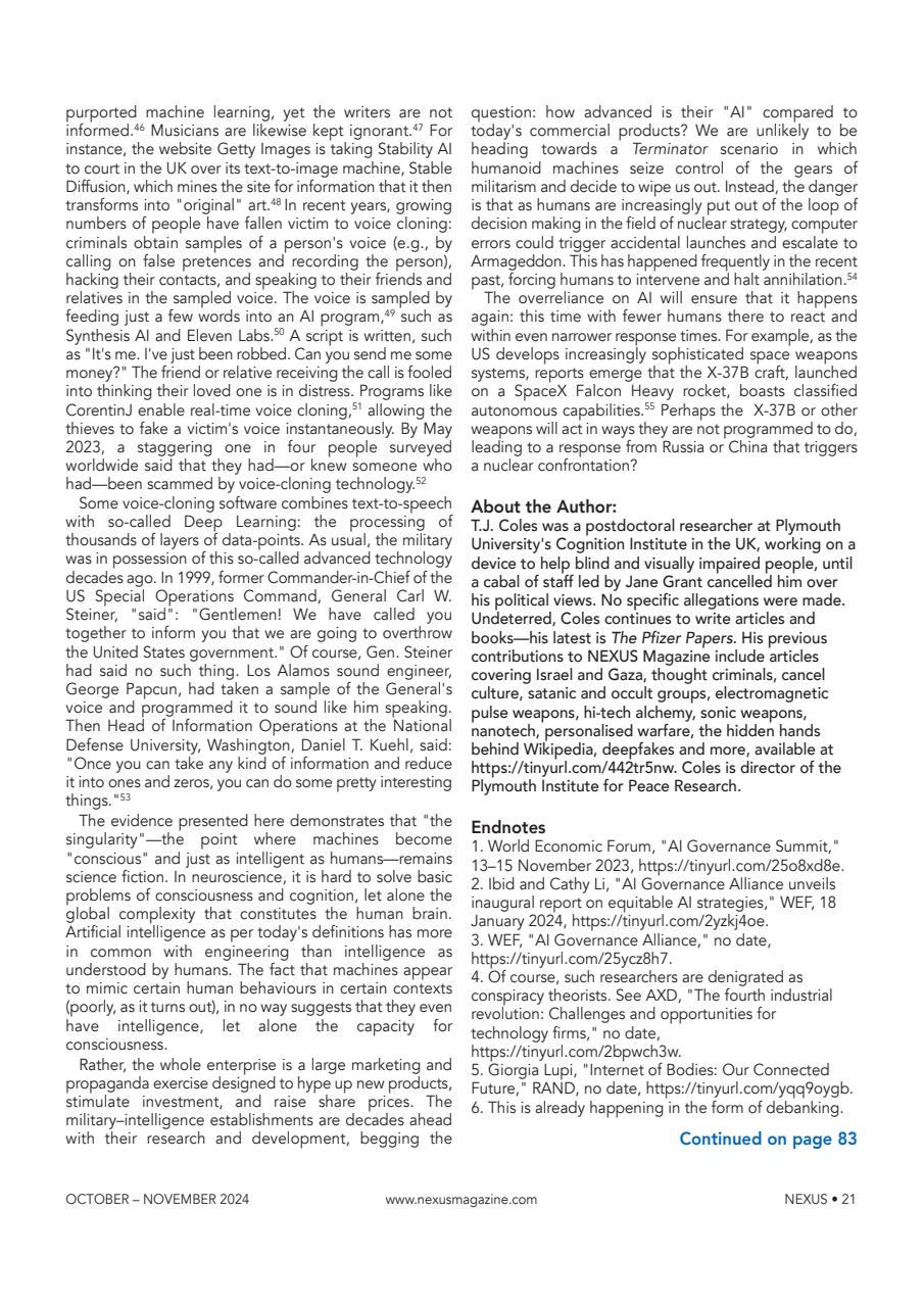 Nexus Magazine Preview Pages