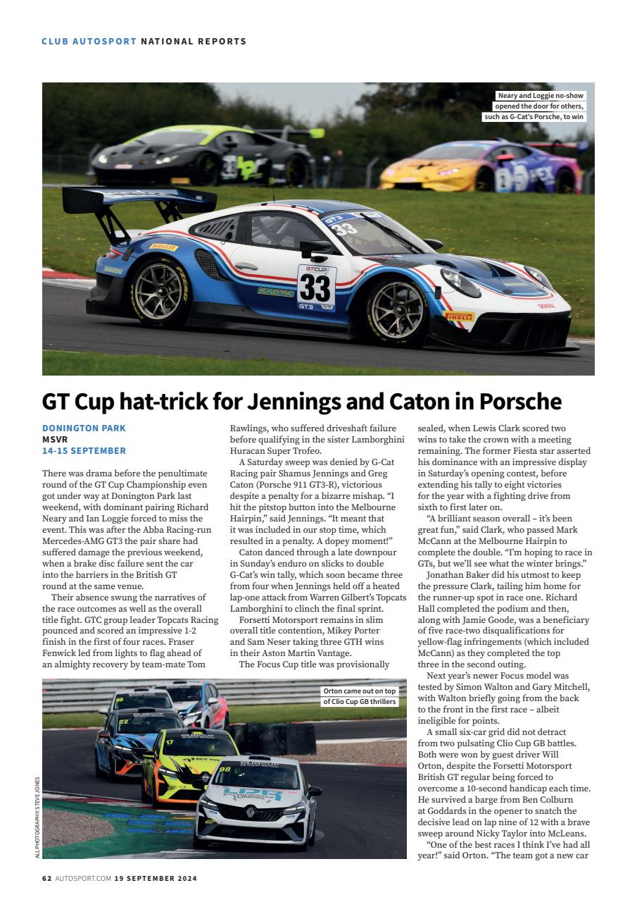 Autosport Preview Pages