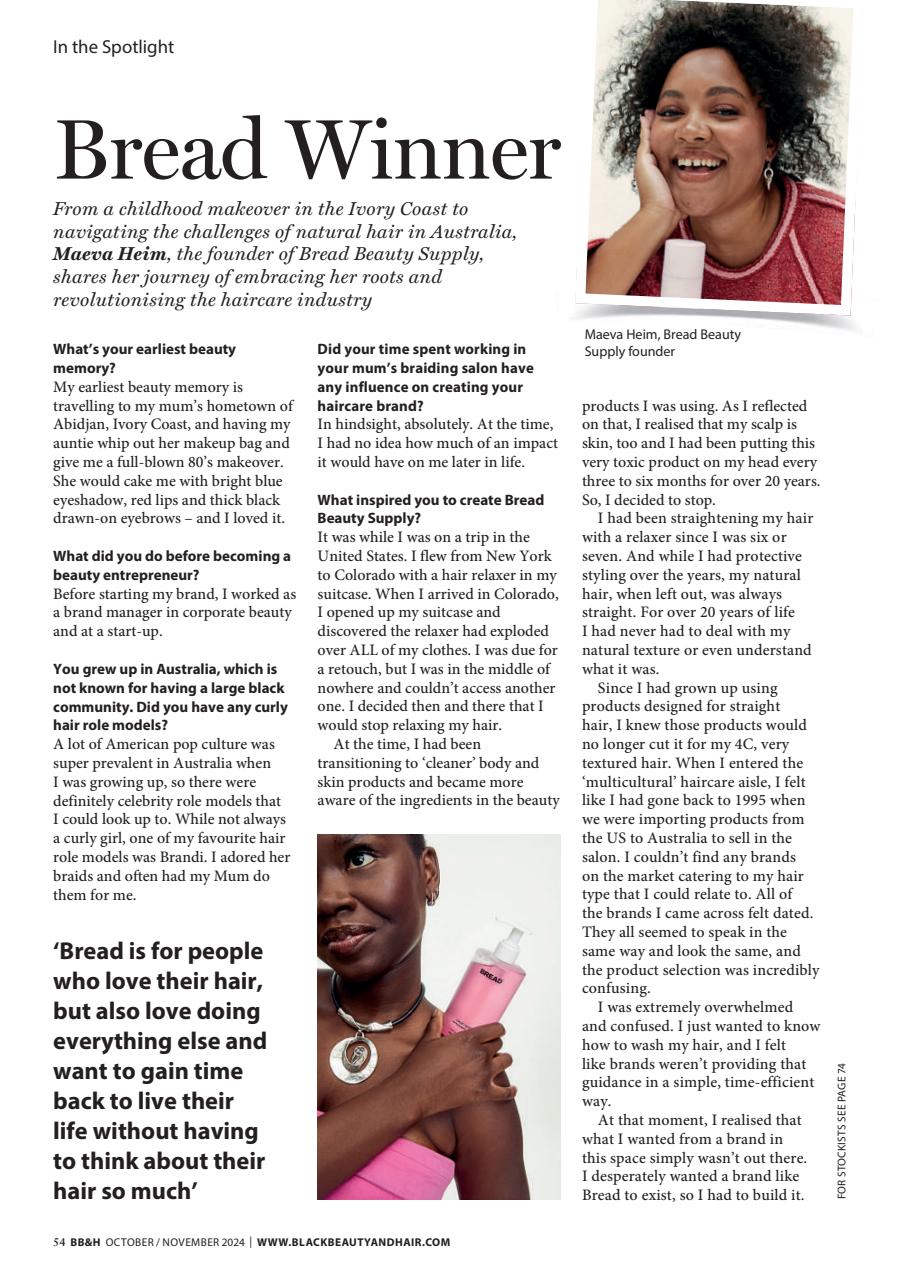 Black Beauty & Hair – the UK's No. 1 Black magazine Preview Pages