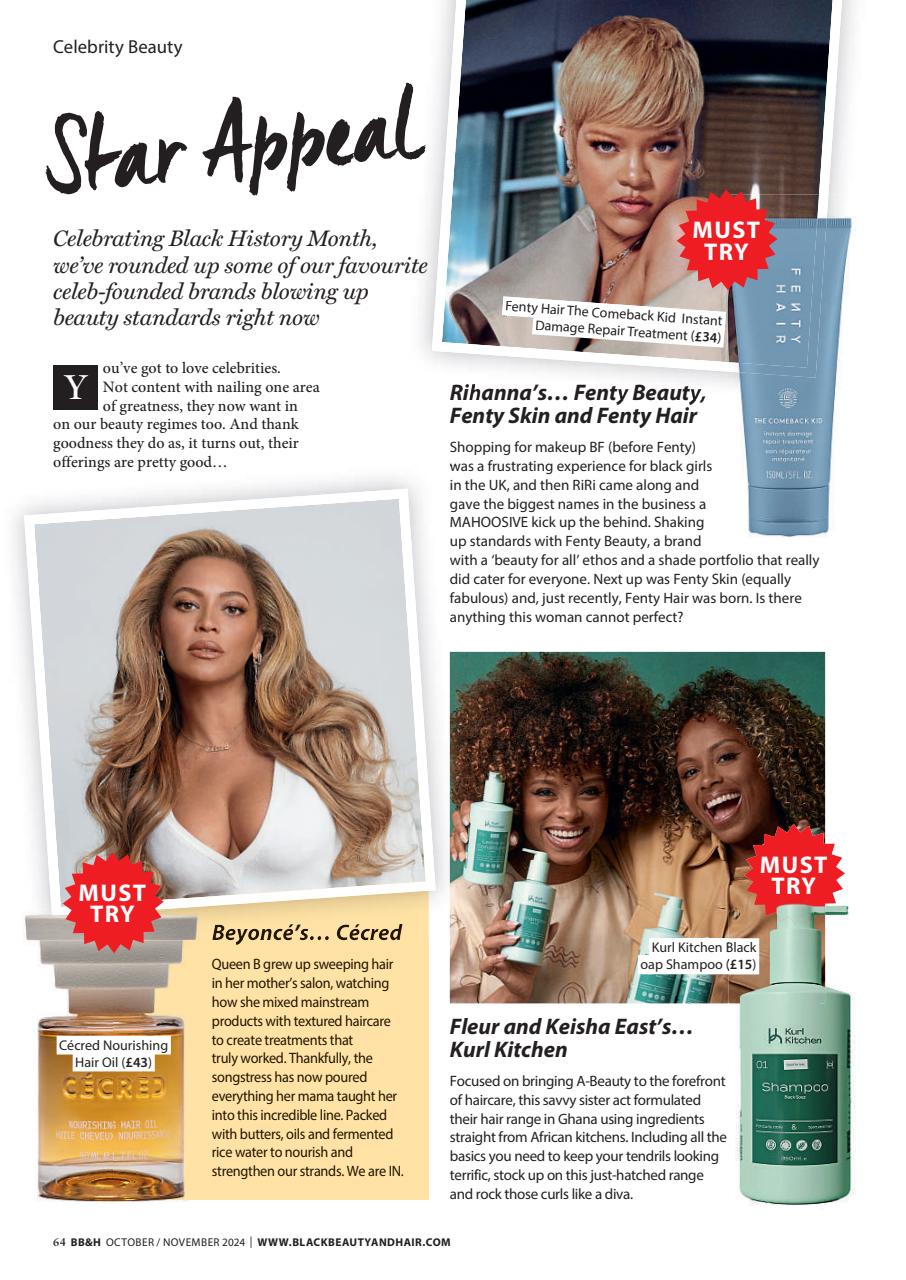 Black Beauty & Hair – the UK's No. 1 Black magazine Preview Pages