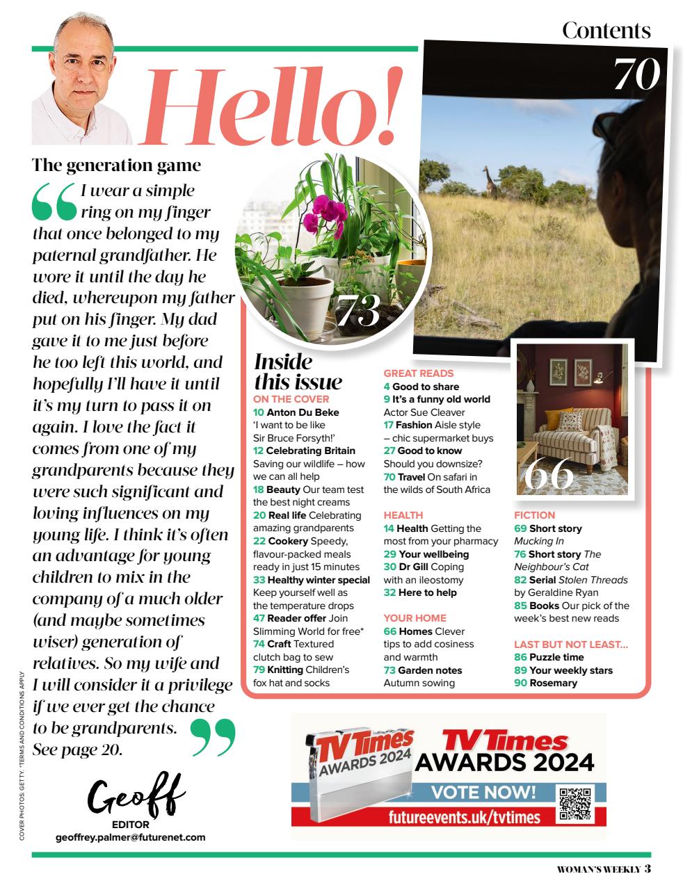 Woman's Weekly Preview Pages