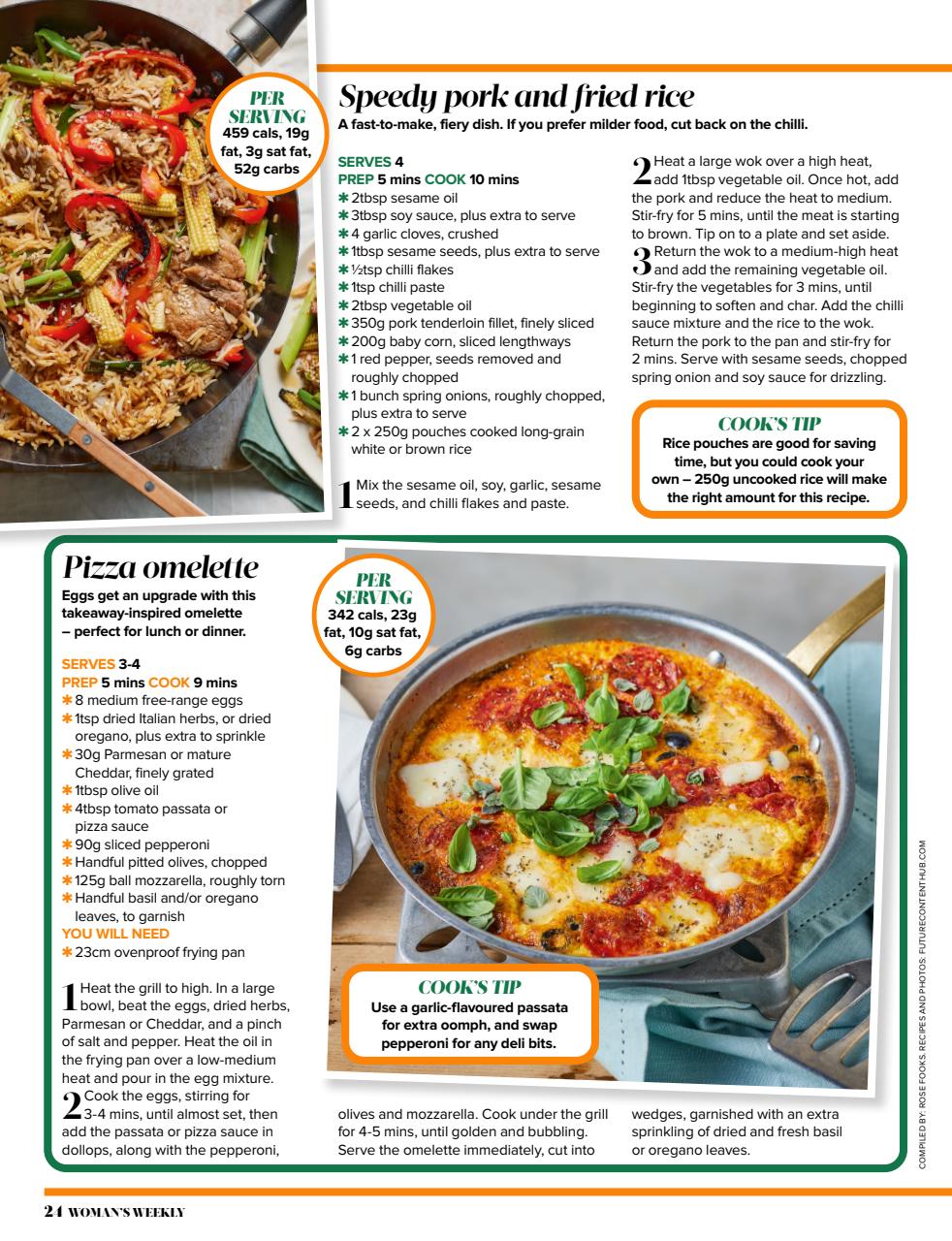 Woman's Weekly Preview Pages