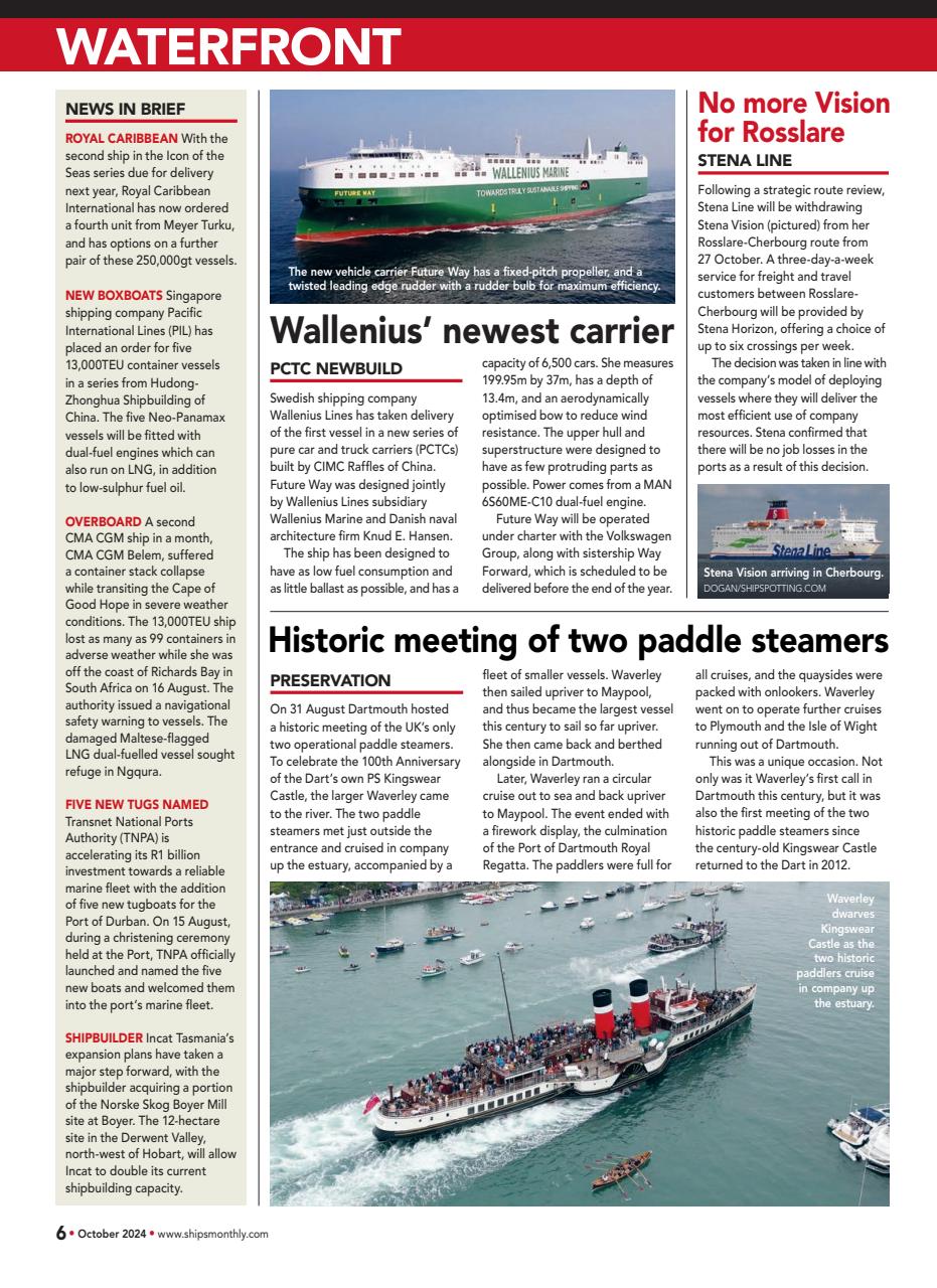 Ships Monthly Preview Pages