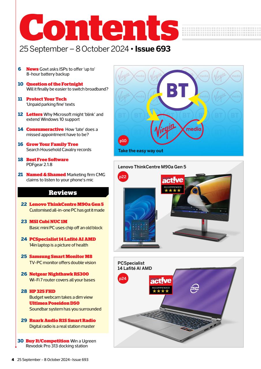 Computer Active Preview Pages