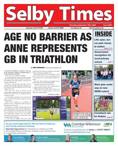 Selby Times issue 