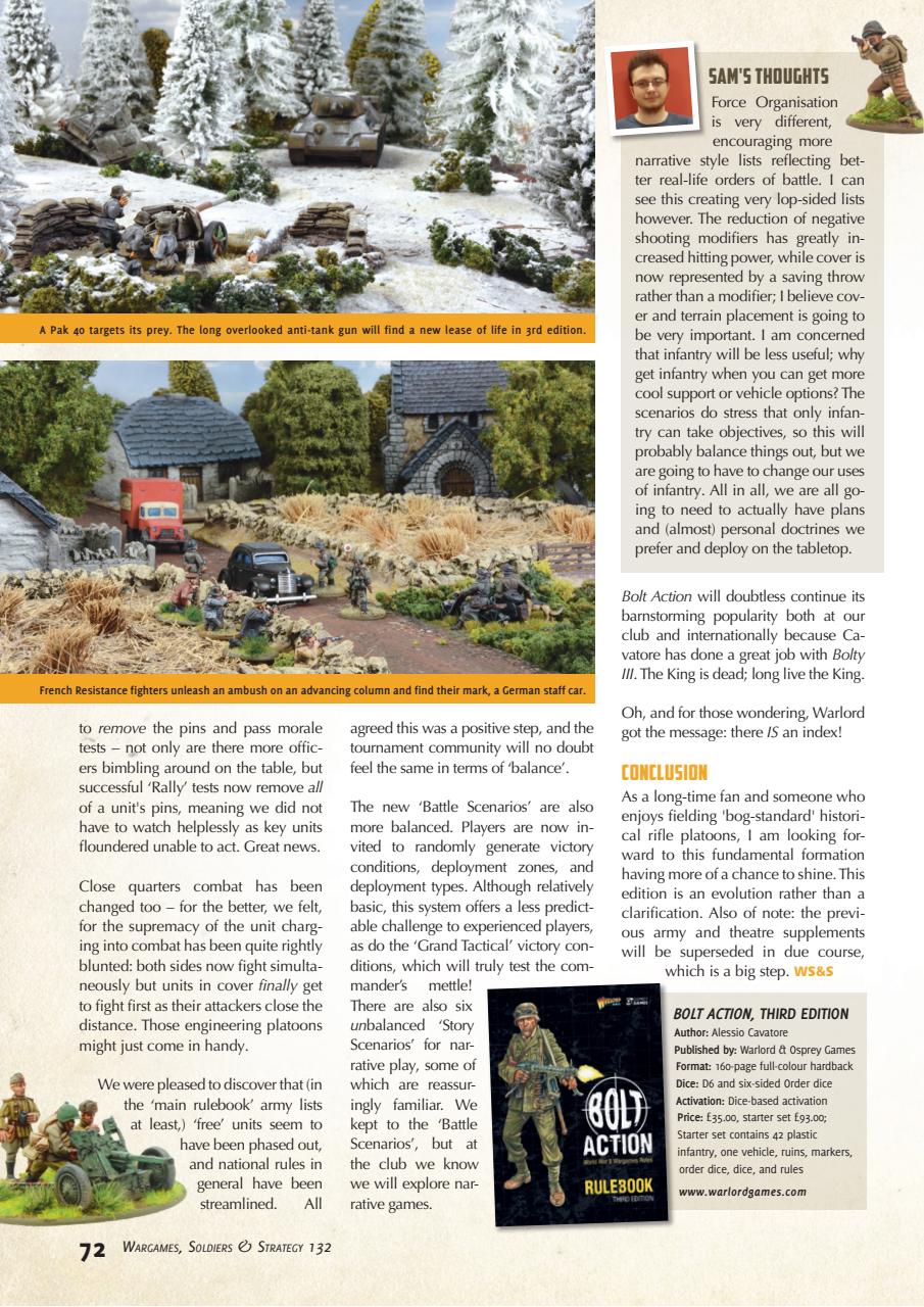 Wargames, Soldiers & Strategy Preview Pages