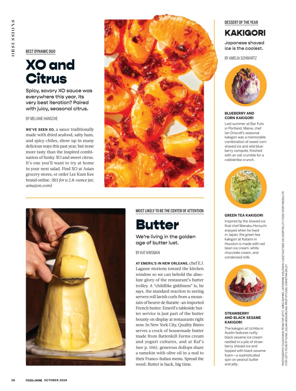Food & Wine Preview Pages