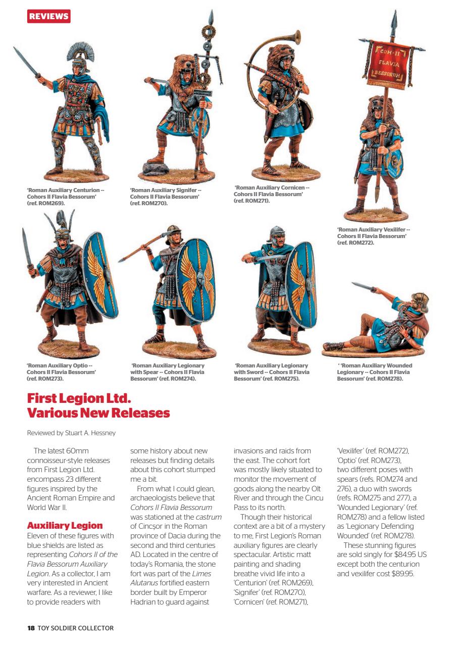 Toy Soldier Collector and Historical Figures Preview Pages