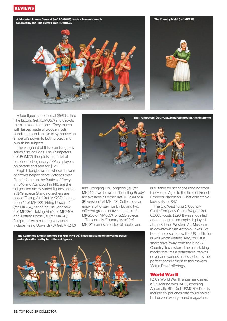 Toy Soldier Collector and Historical Figures Preview Pages