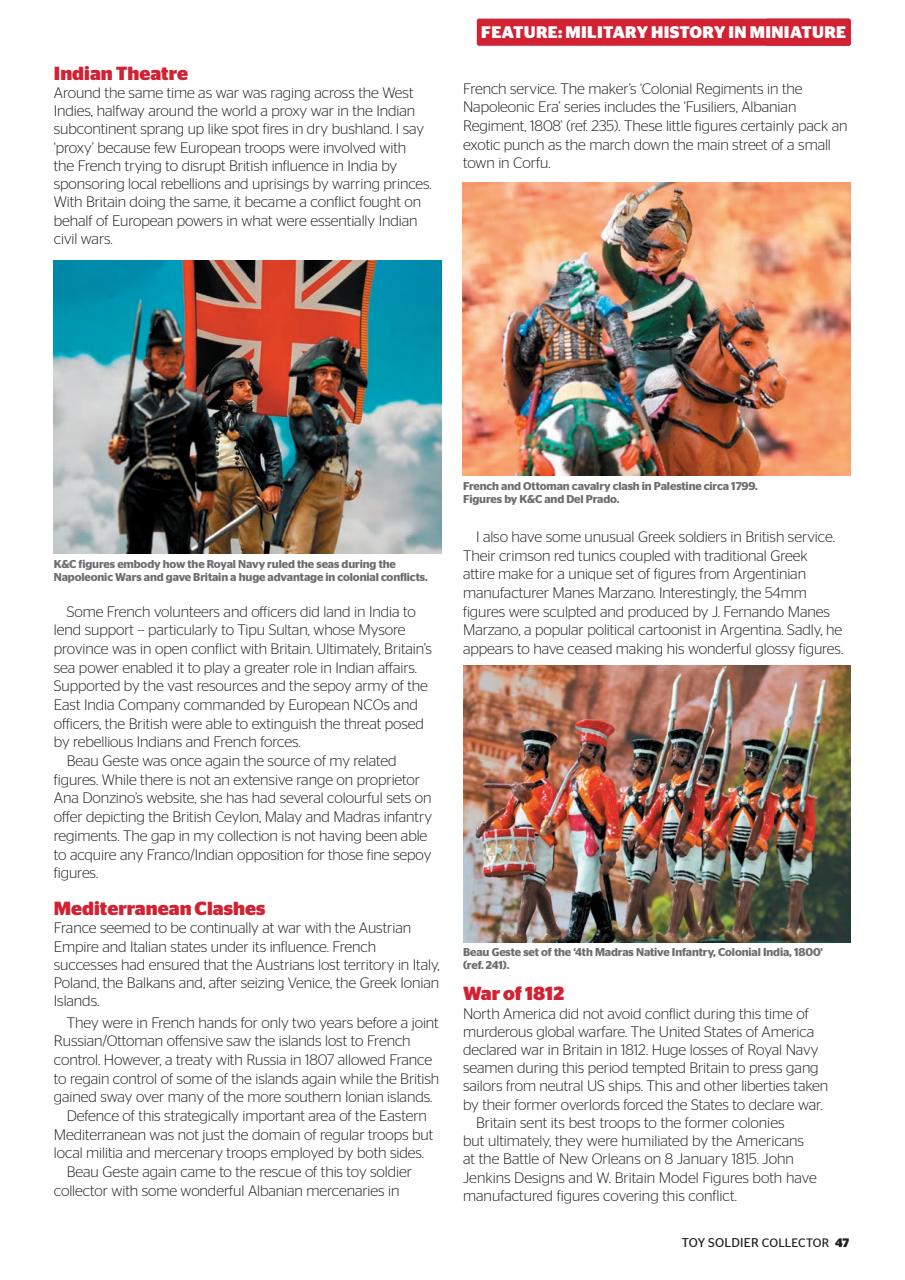 Toy Soldier Collector and Historical Figures Preview Pages