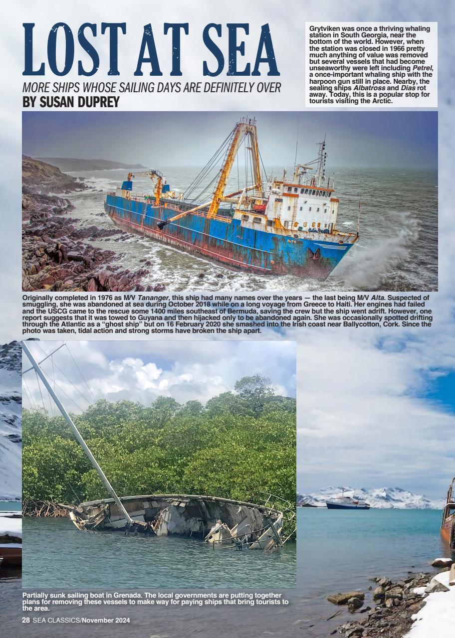 Sea Classics - Where History Sets Sail Preview Pages