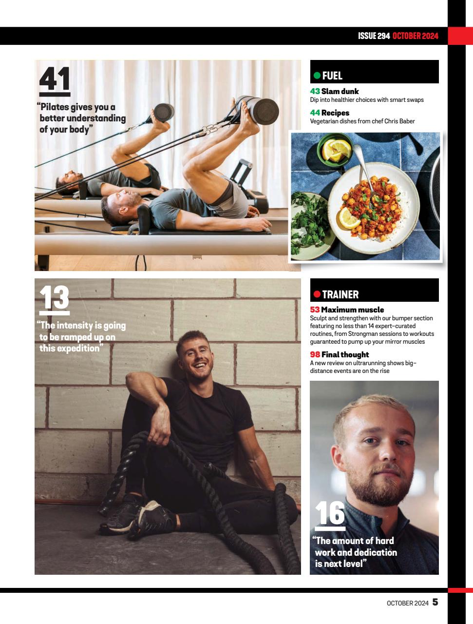 Men's Fitness Preview Pages