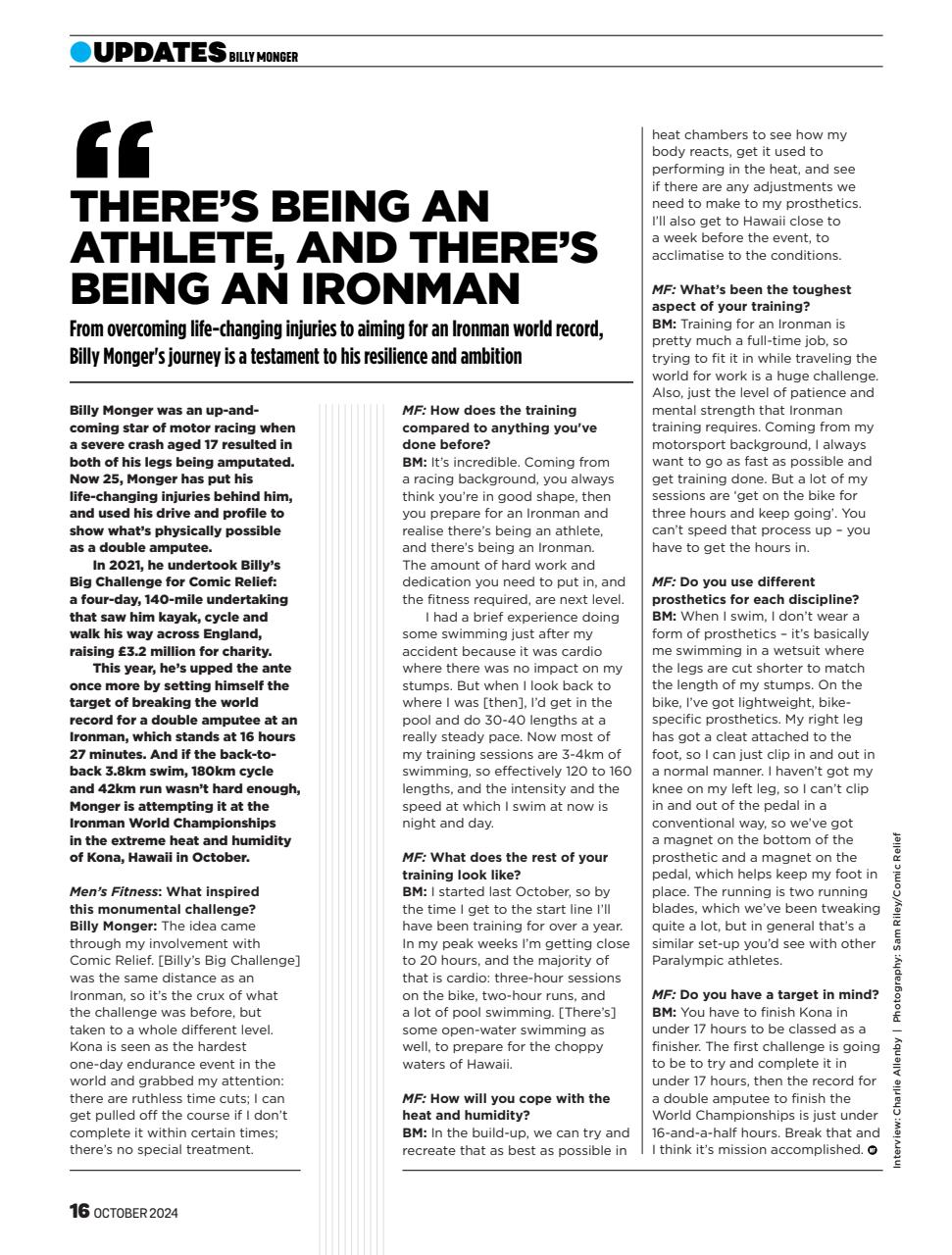 Men's Fitness Preview Pages
