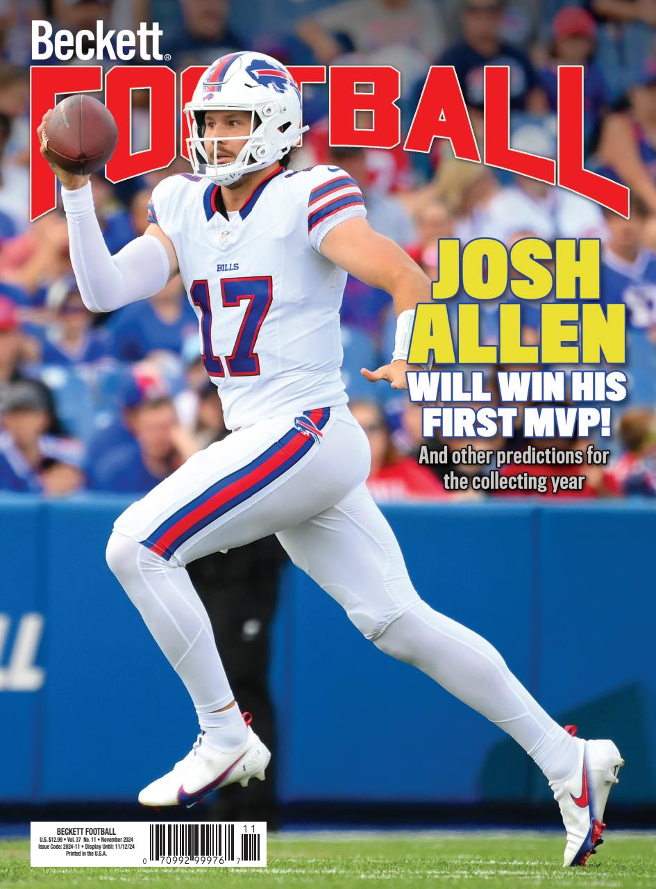 Beckett Football Magazine Preview Pages