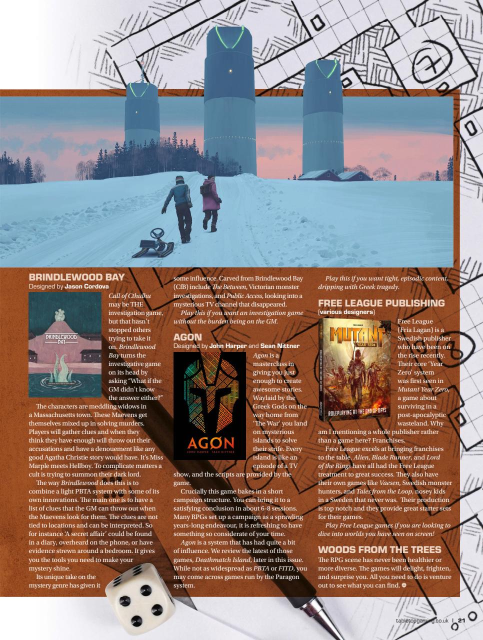 Tabletop Gaming Preview Pages