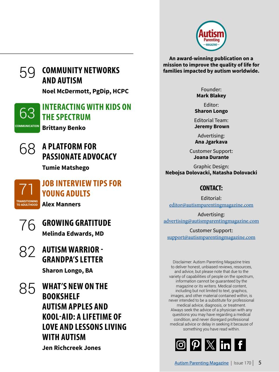 Autism Parenting Preview Pages