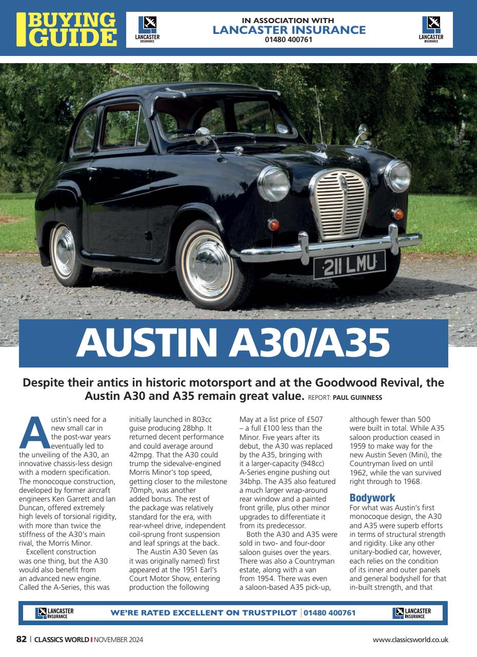 Classics World Preview Pages