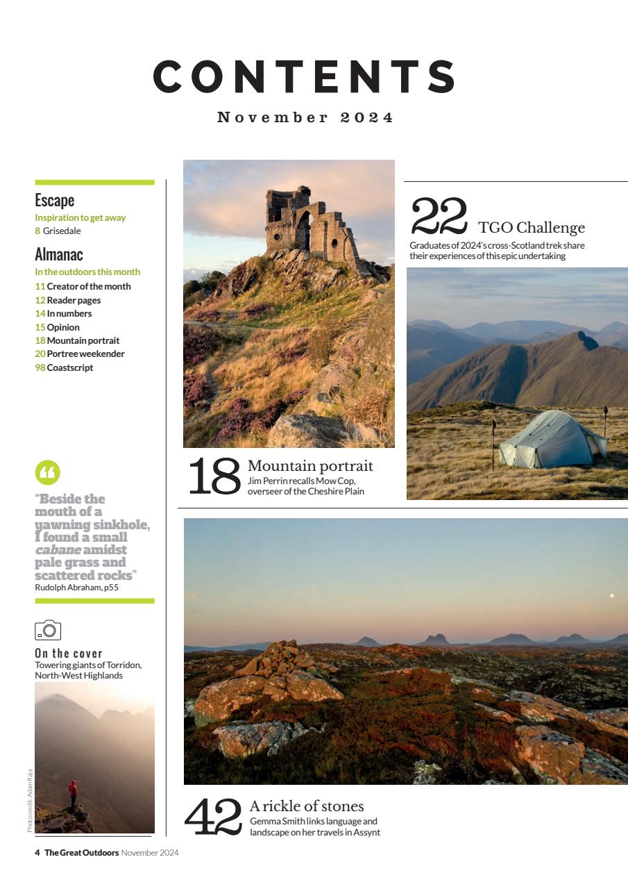 TGO - The Great Outdoors Magazine Preview Pages