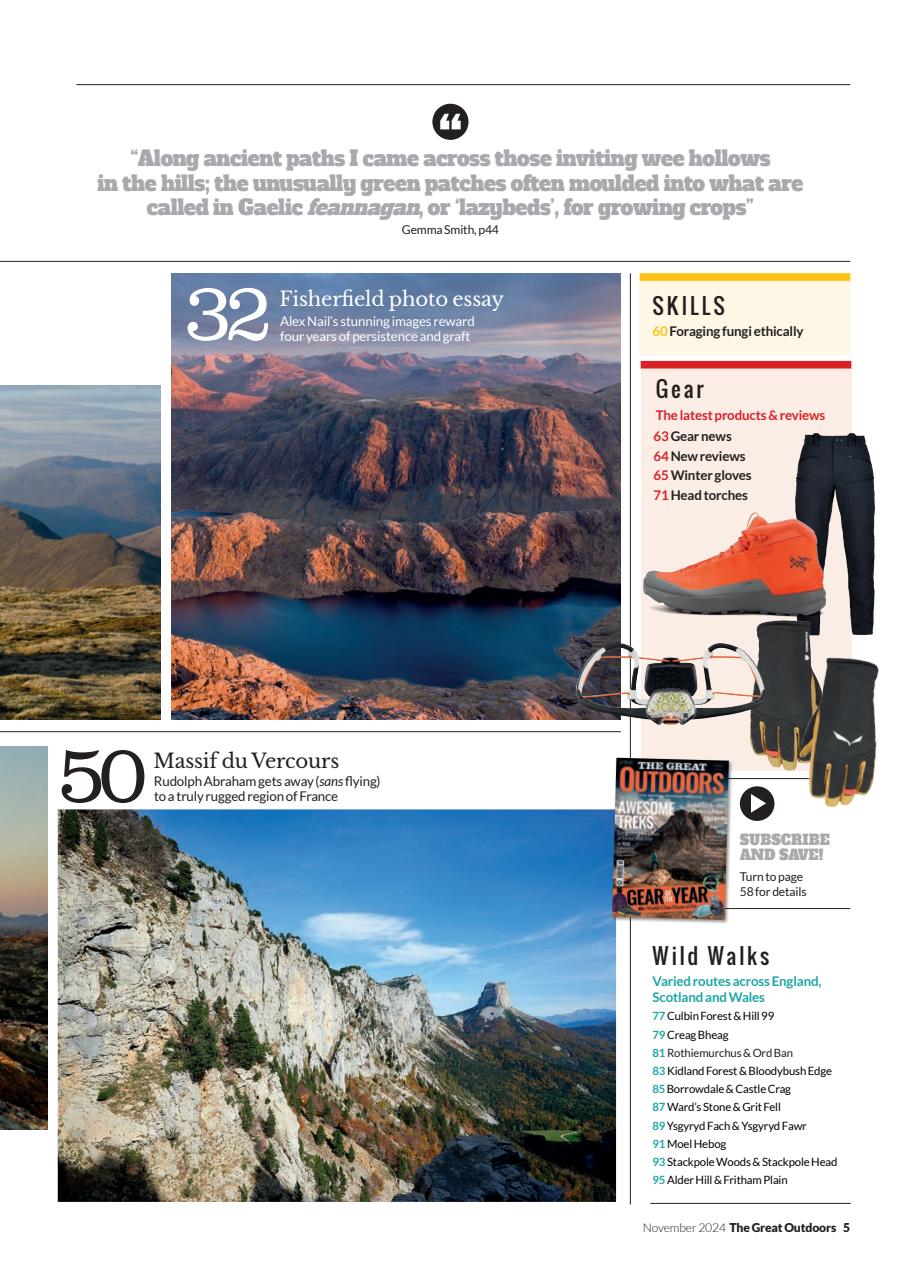 TGO - The Great Outdoors Magazine Preview Pages