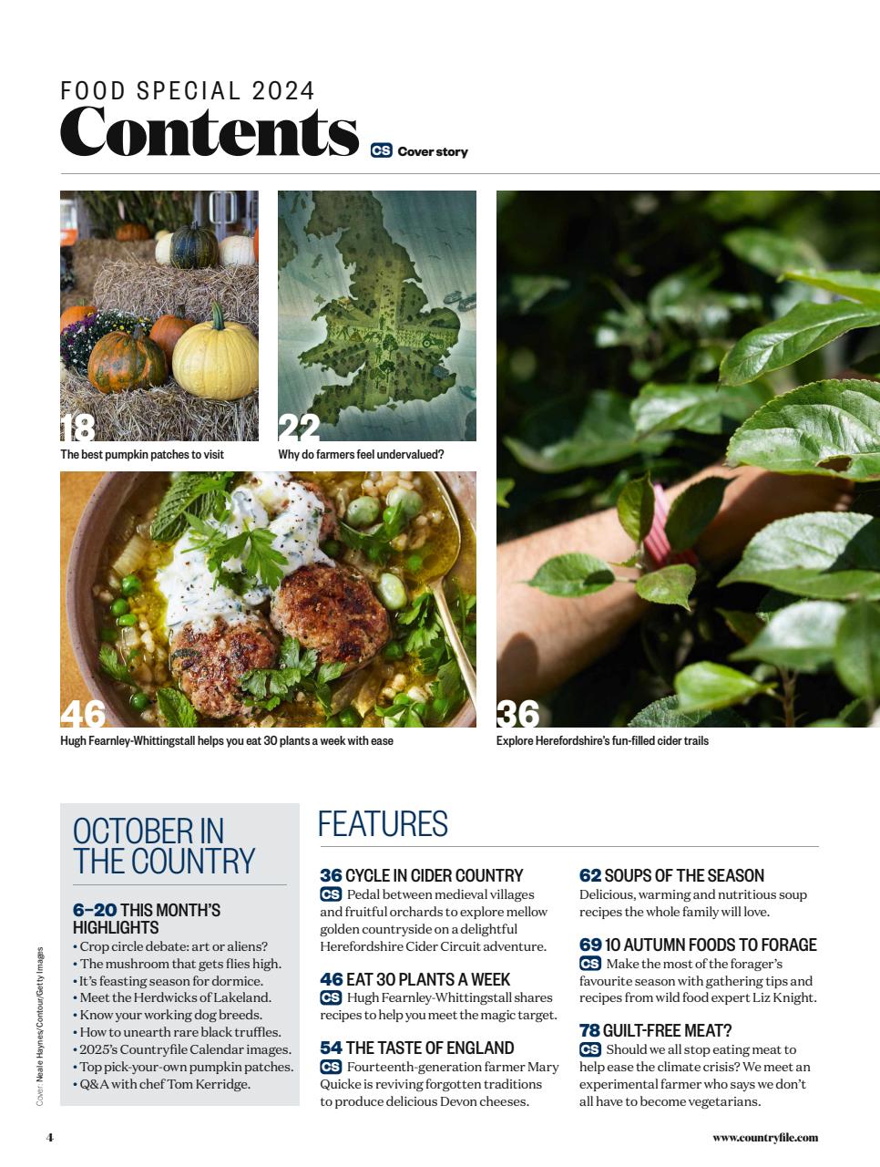 BBC Countryfile Magazine Preview Pages