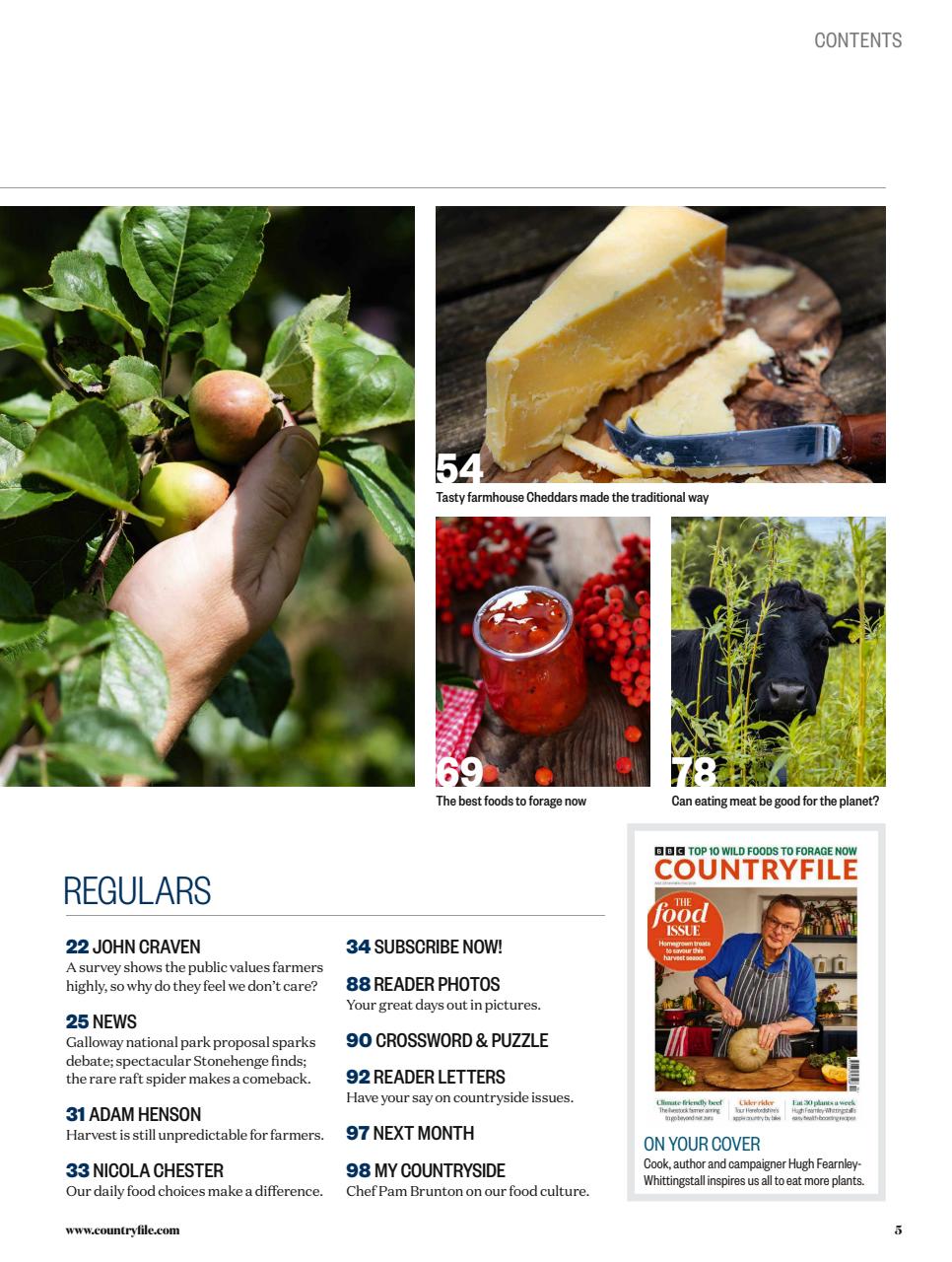 BBC Countryfile Magazine Preview Pages