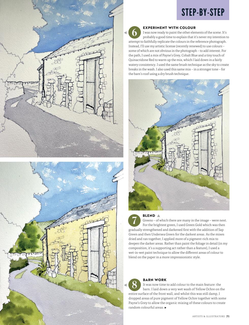 Artists & Illustrators Preview Pages