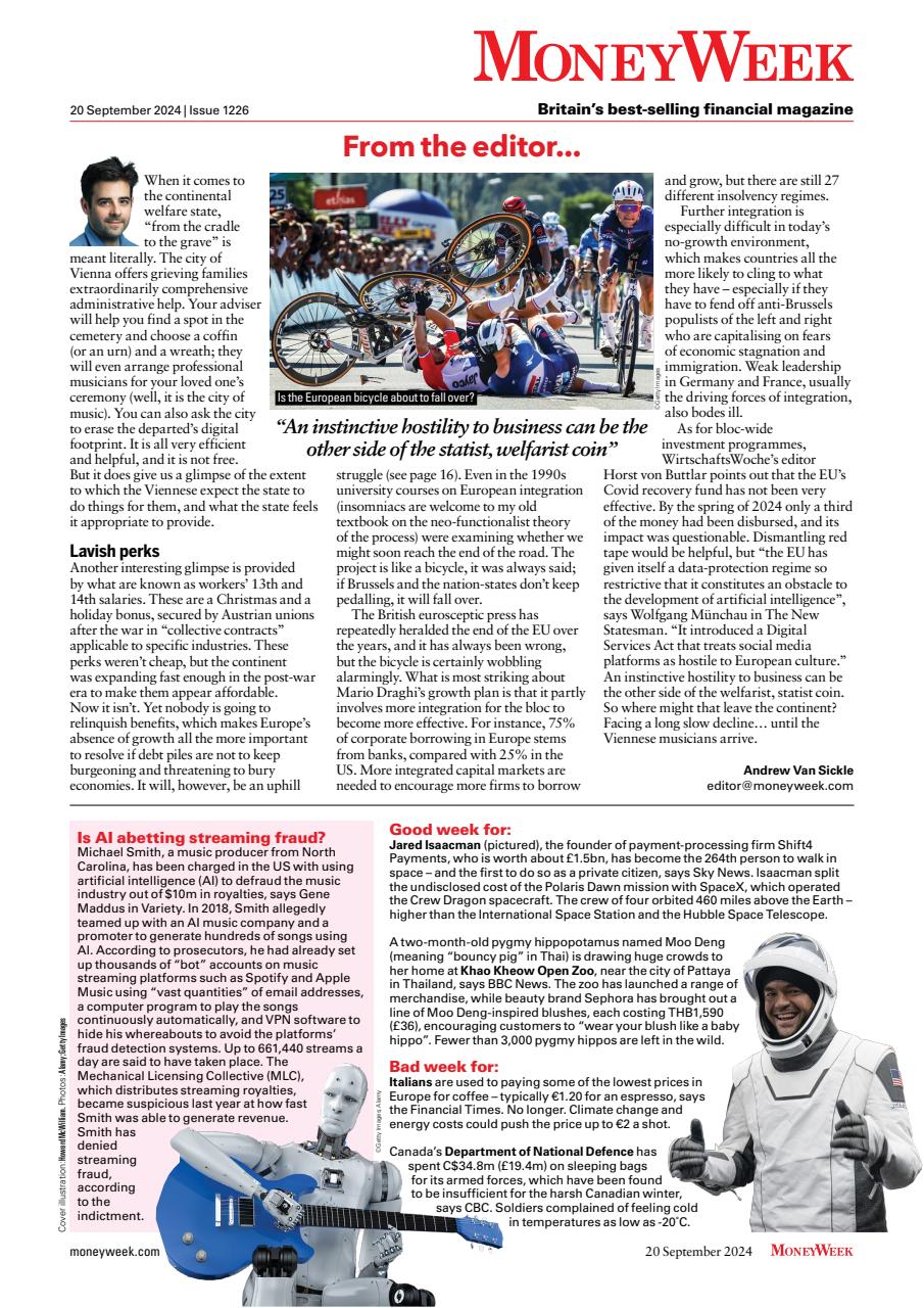 MoneyWeek Preview Pages