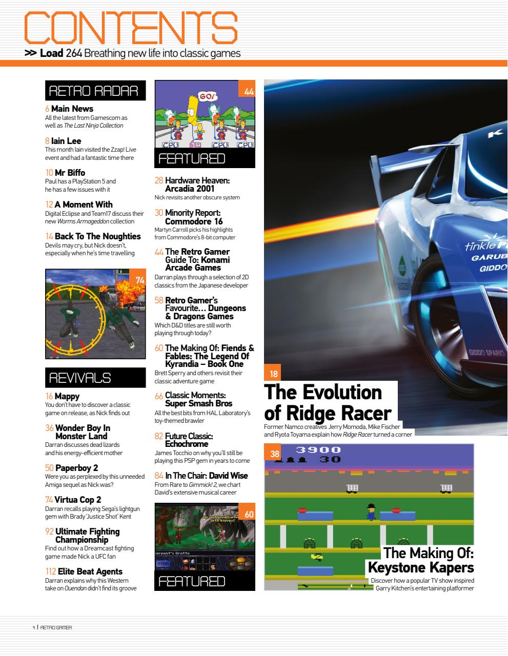 Retro Gamer Preview Pages