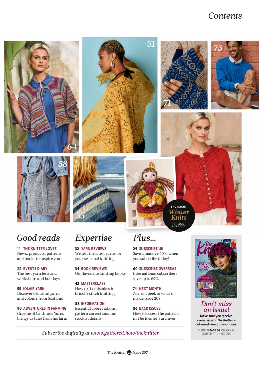 The Knitter Preview Pages