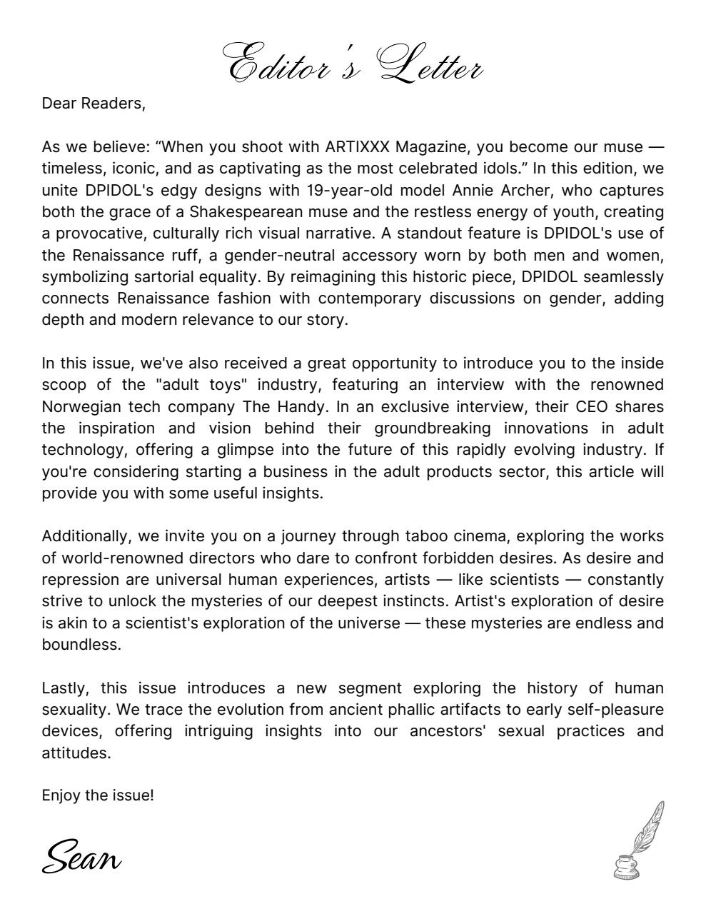 Artixxx Magazine Preview Pages