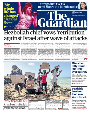 The Guardian Newspaper issue Friday, September 20, 2024