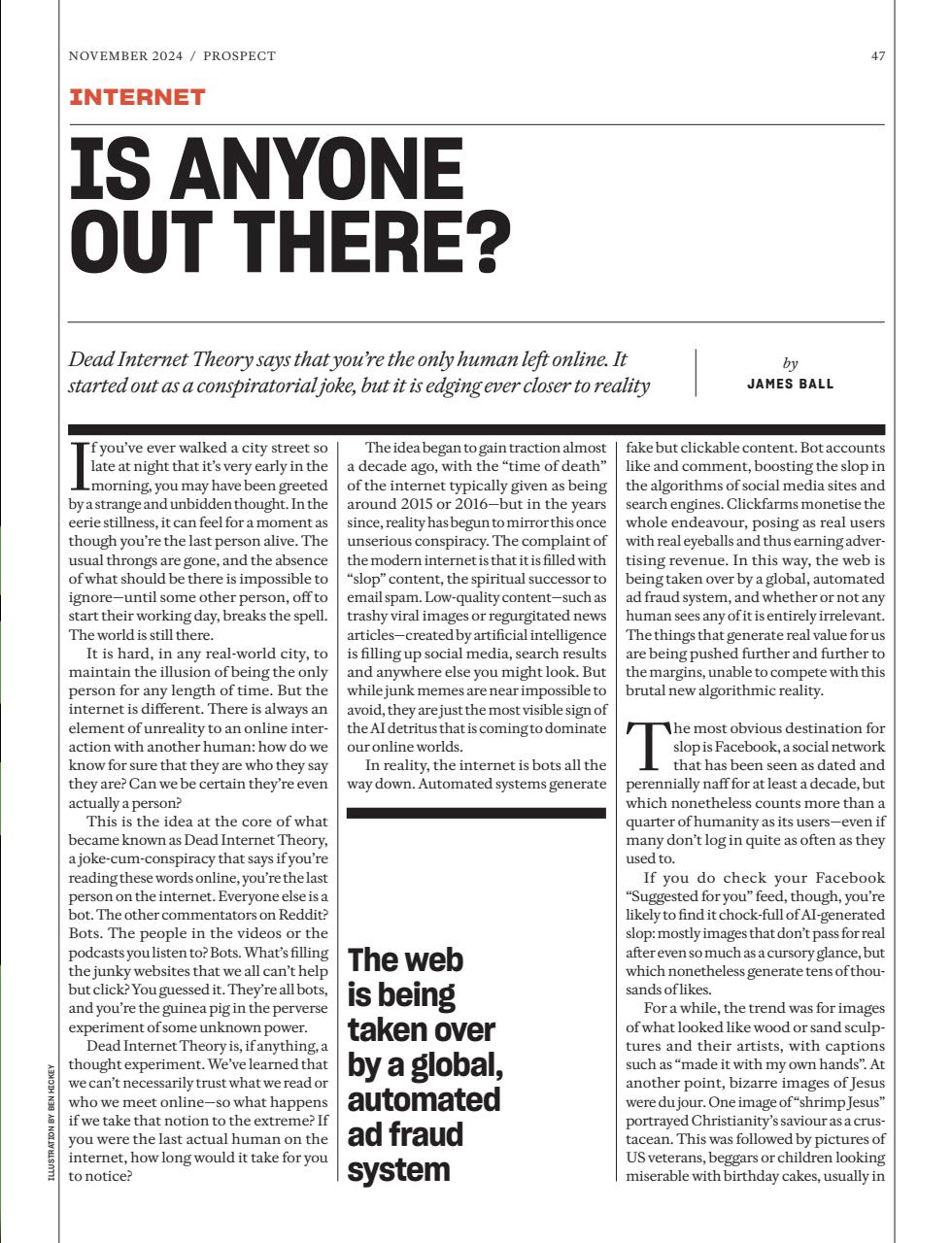 Prospect Magazine Preview Pages