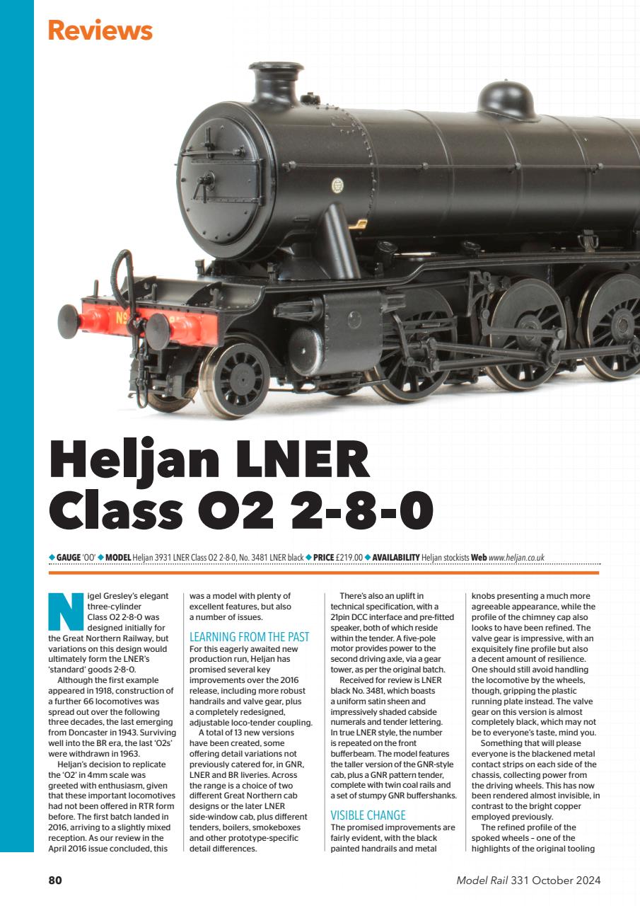 Model Rail Preview Pages