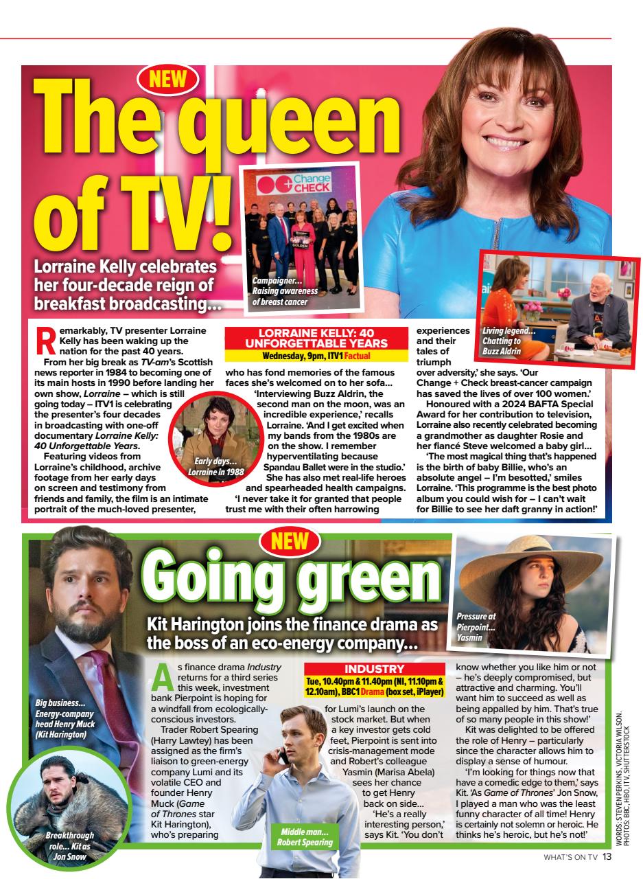 What's on TV Preview Pages