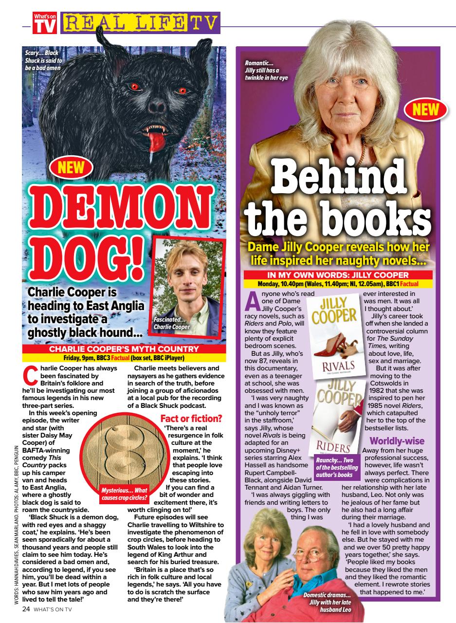 What's on TV Preview Pages